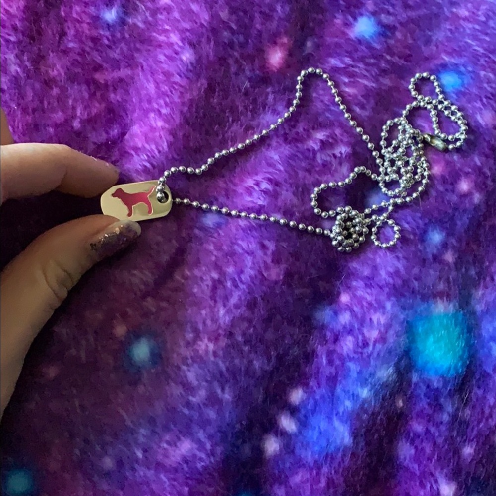 Victoria secret pink dog tag